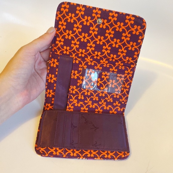 Vera Bradley Quilted Paisley Tri-Fold Wallet - Picture 3 of 8